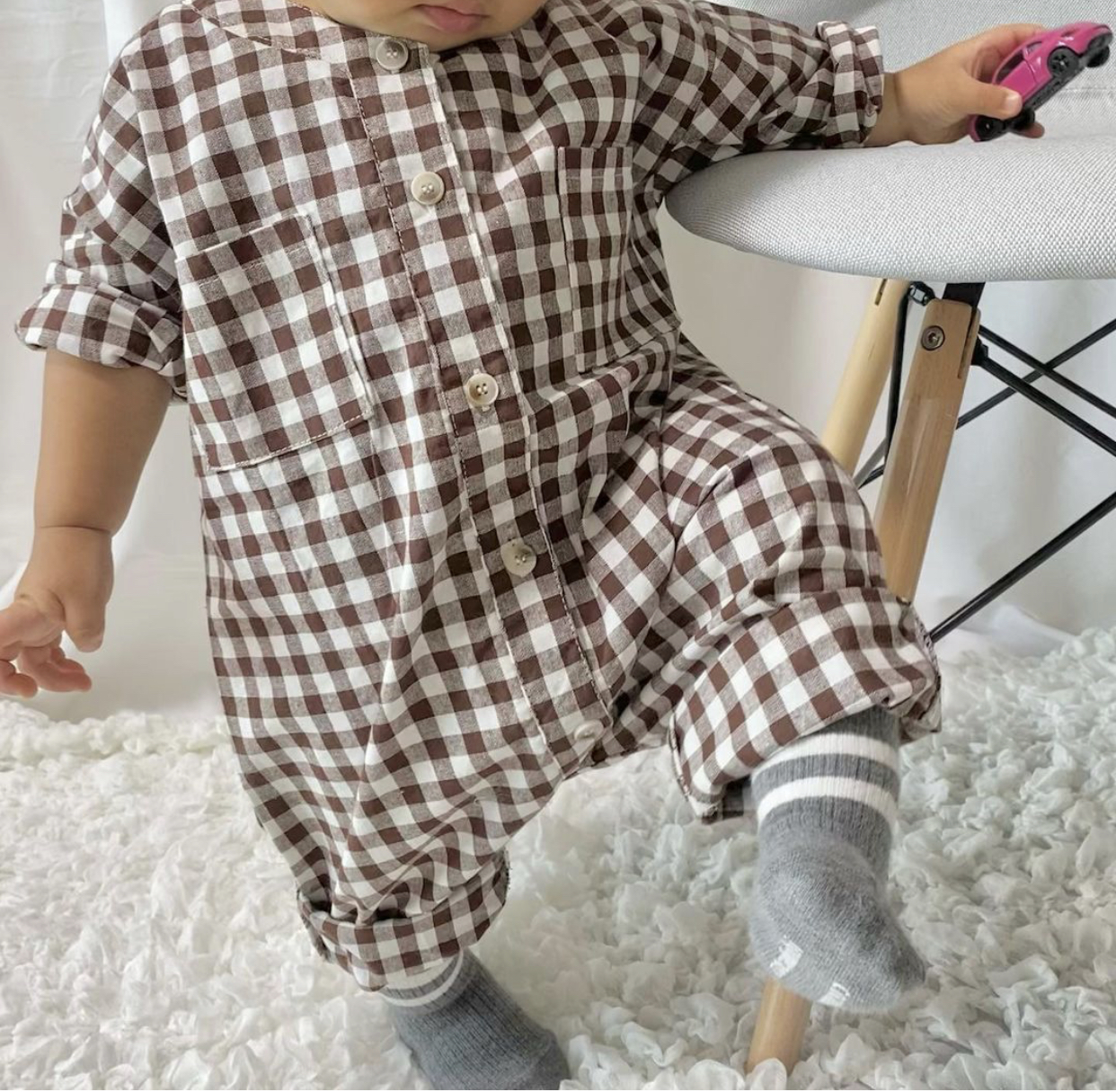 注目🤍ギンガムチェックで秋を先取り🤎