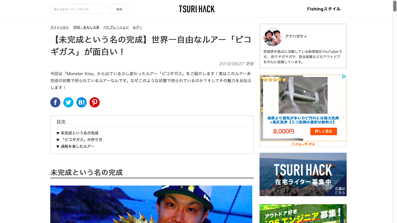 ピコギガス紹介いただいてました