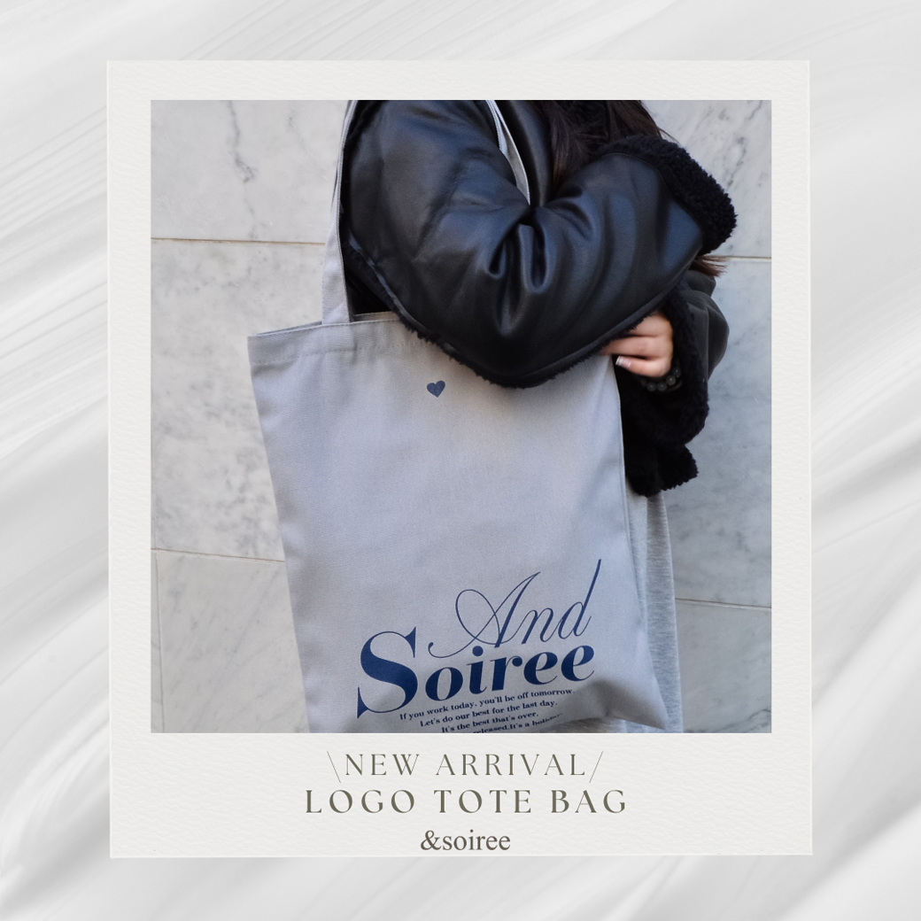 【新作発売！】メッセージロゴプリントトート