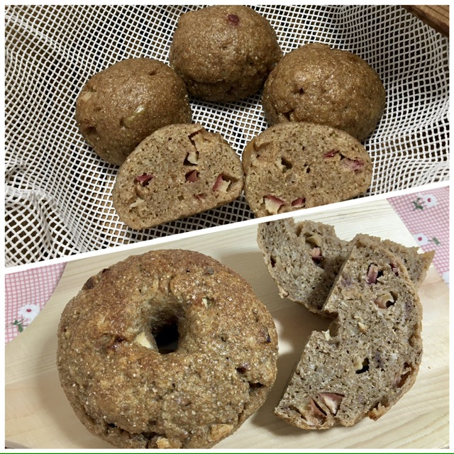Wりんごベーグルと蒸しパン今季最終販売!