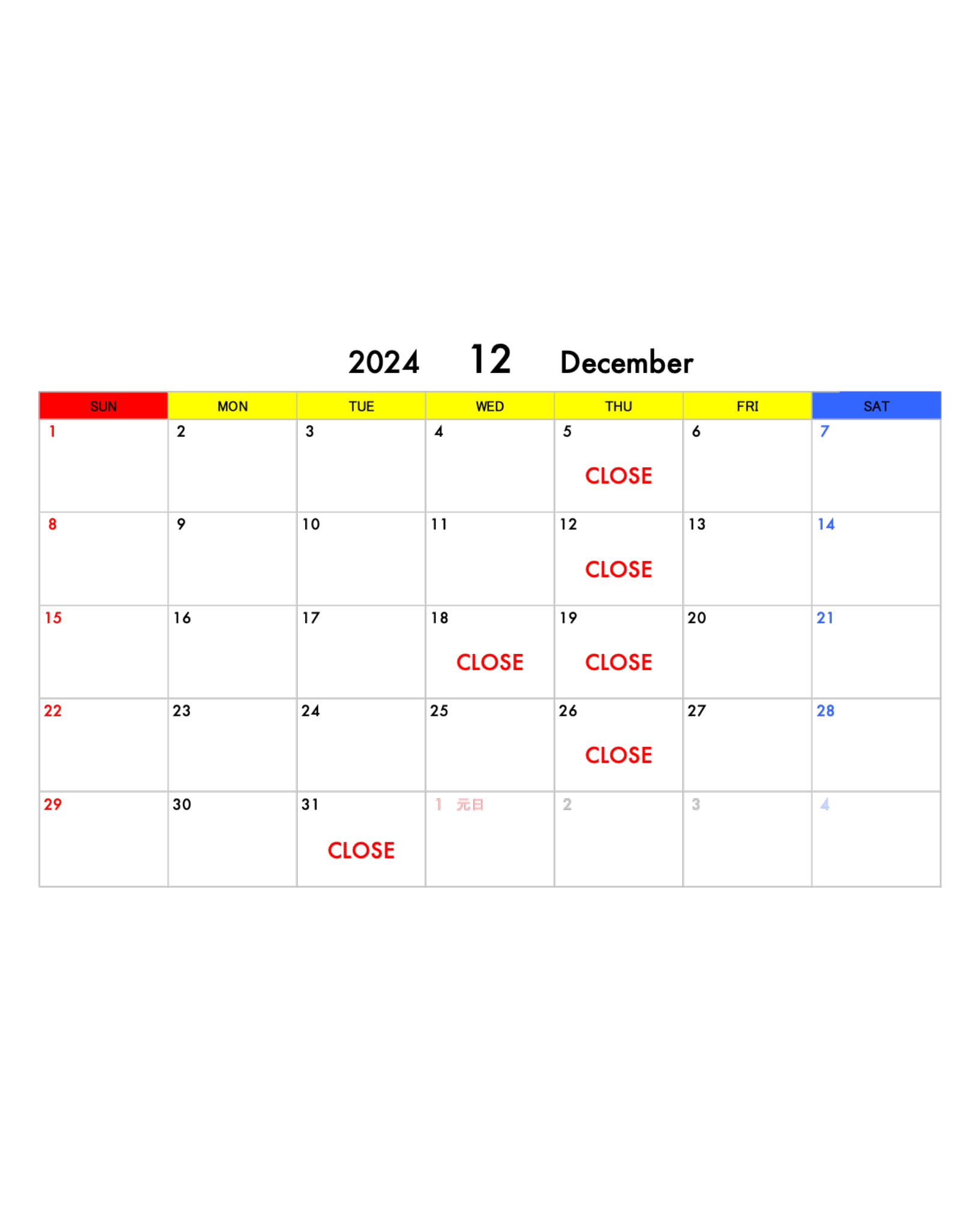 December