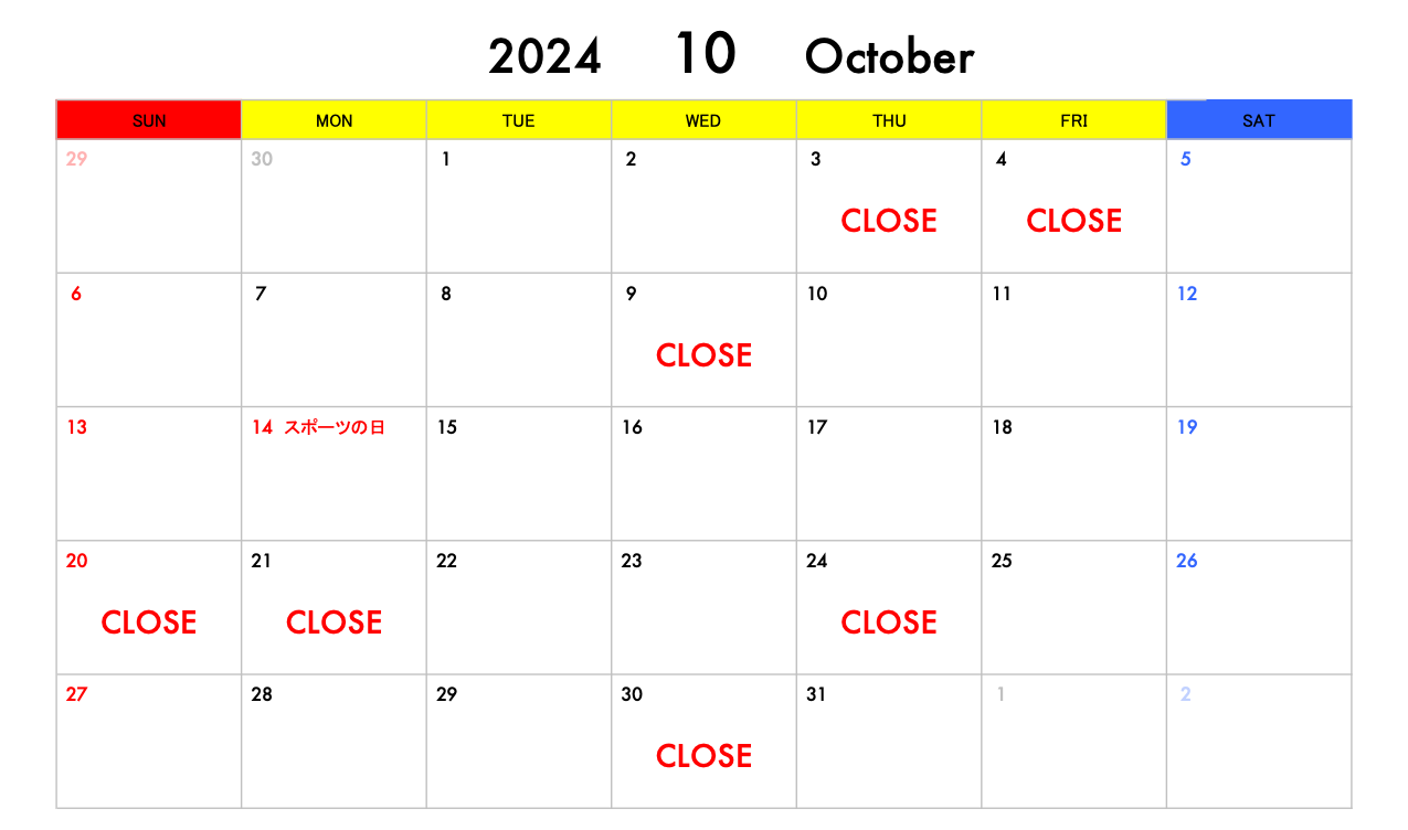 October