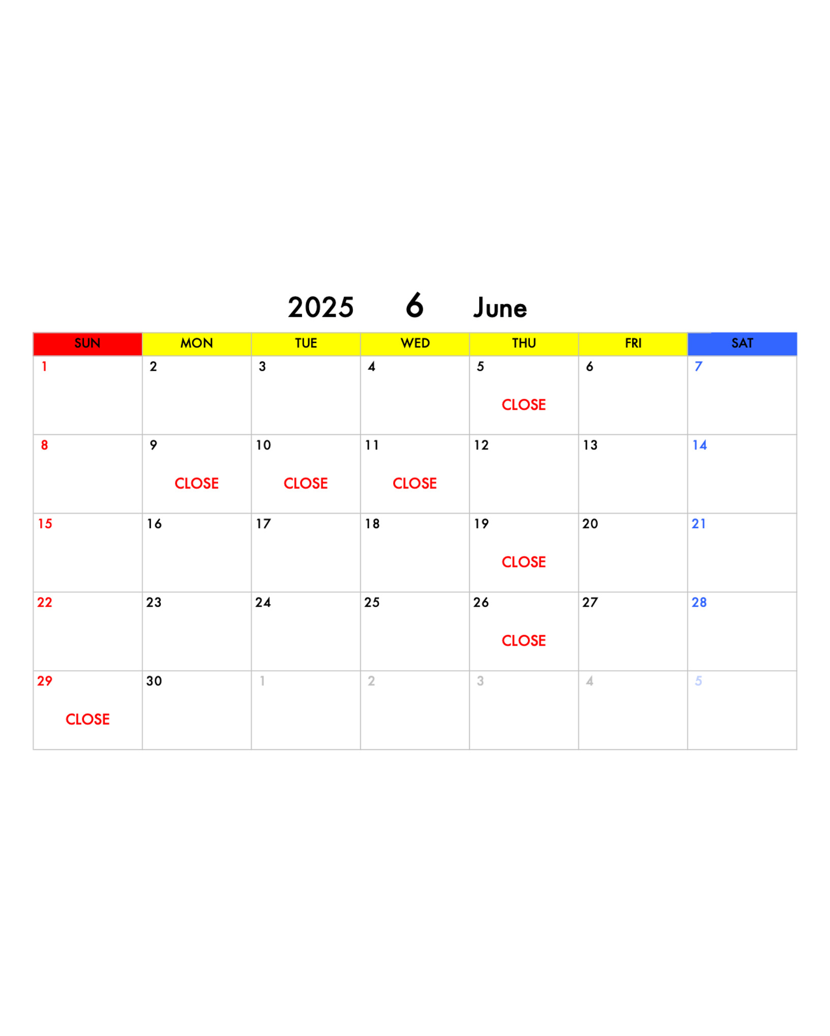 June