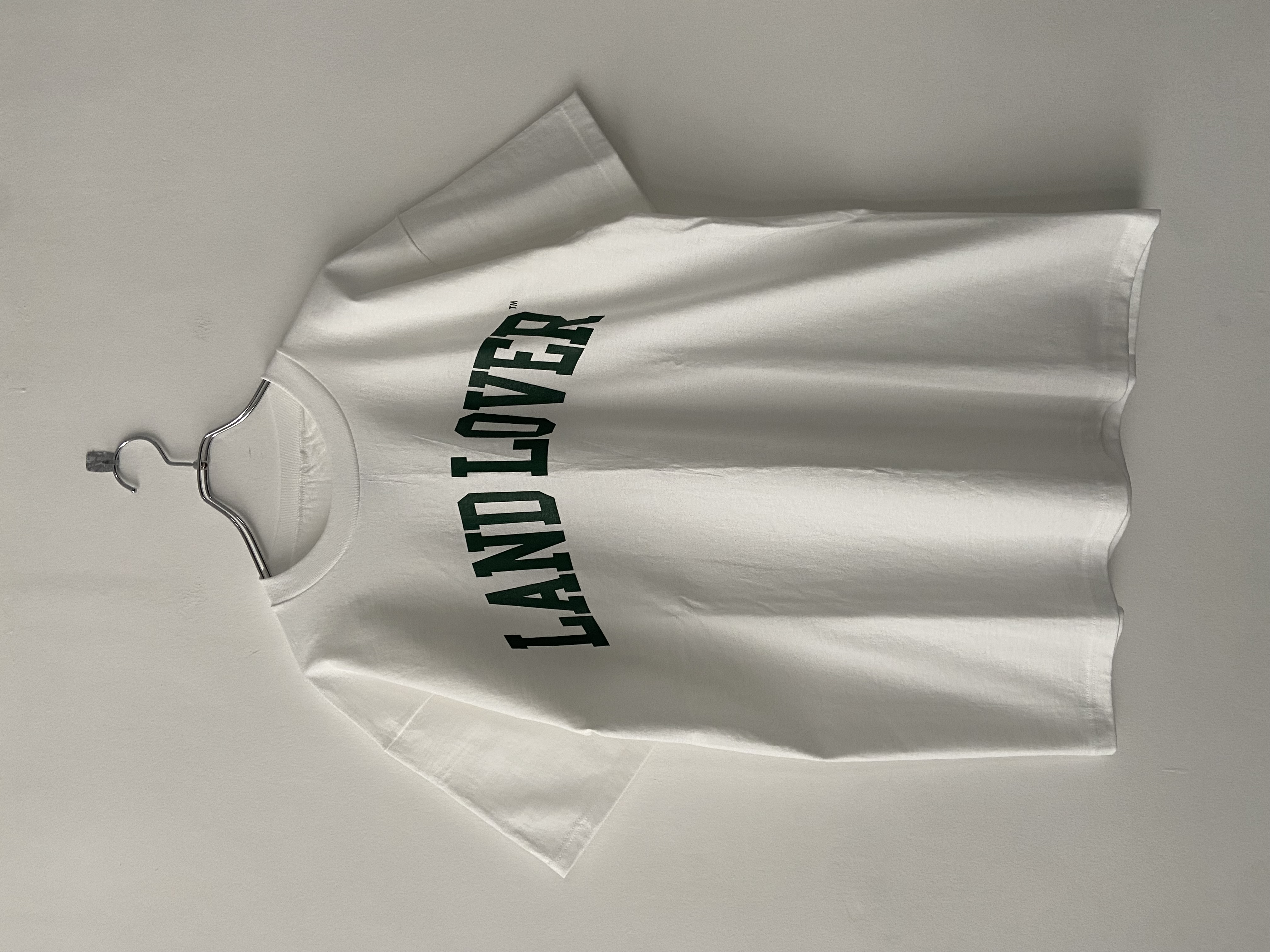 BOOTLAB / LAND LOVER COLLEGE SS TEE - WHITE