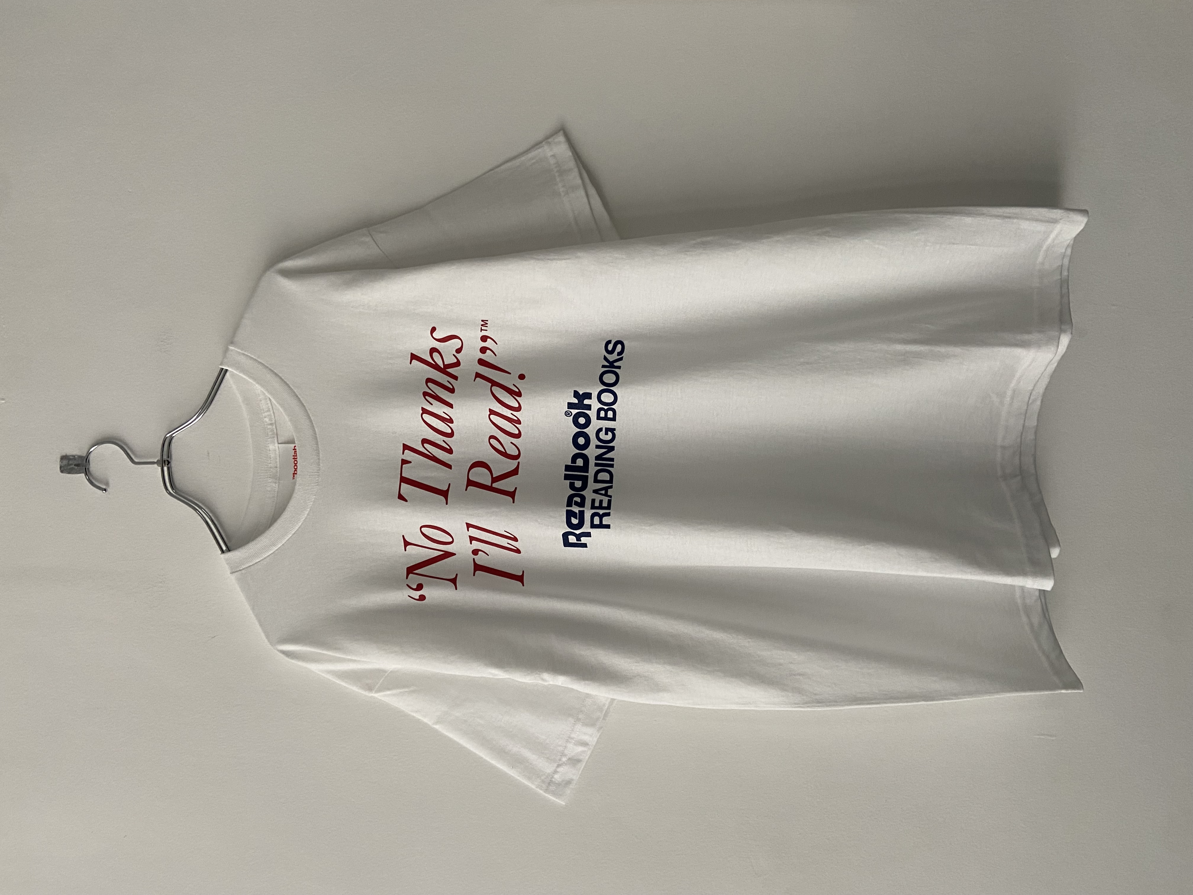 BOOTLAB / READ BOOK SS TEE - WHITE