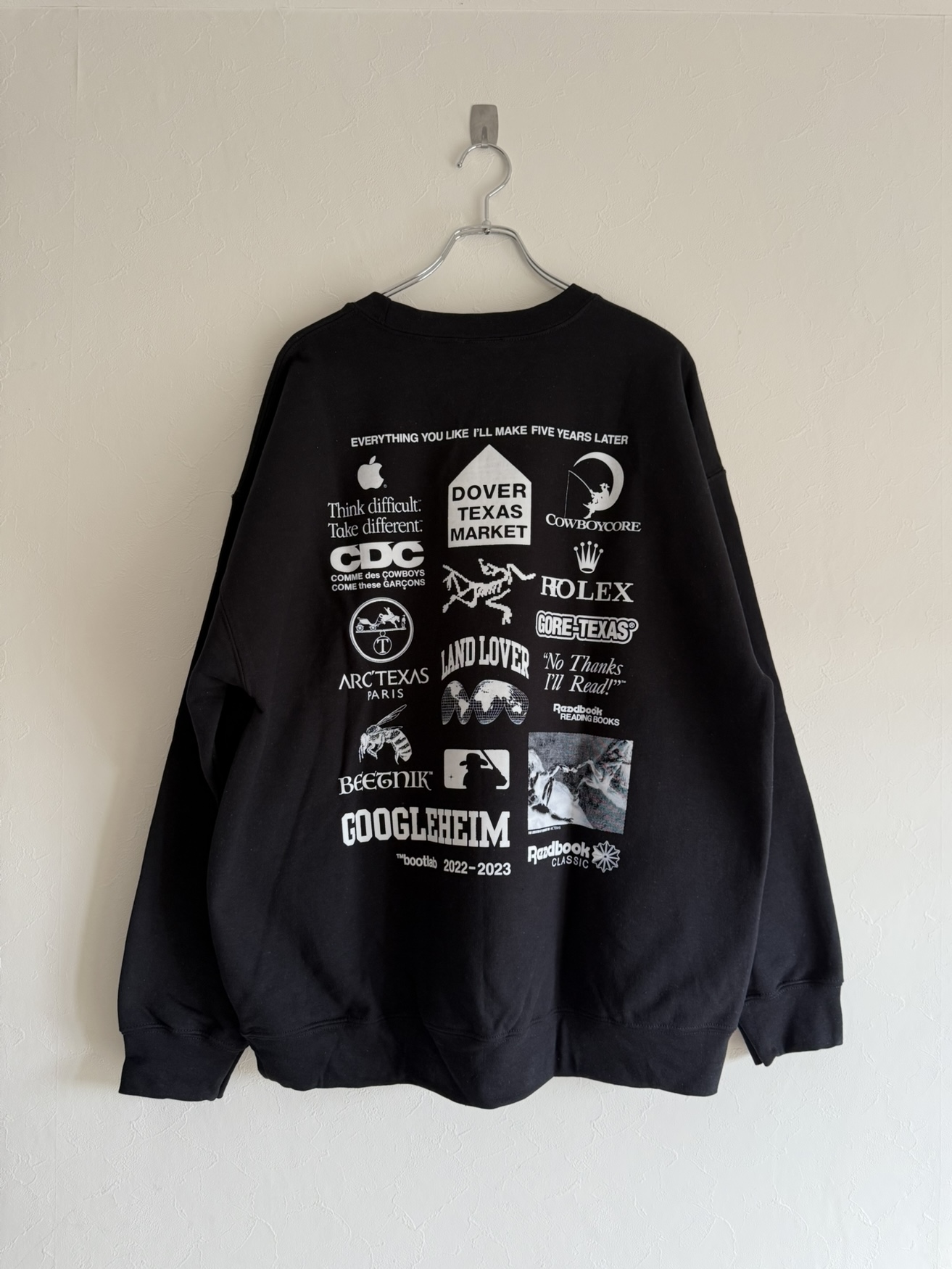 BOOTLAB / ARC'HIVE ver.3 SWEAT - BLACK