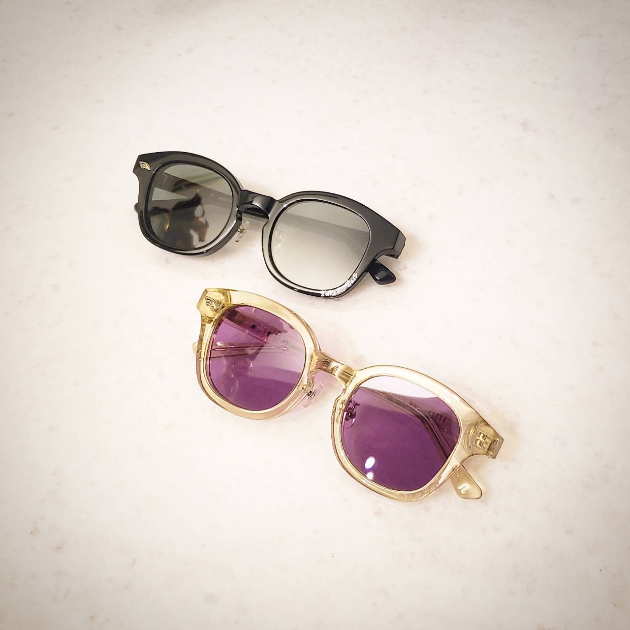 ☆ClearFrame Violet＆BlackFrameGreen☆