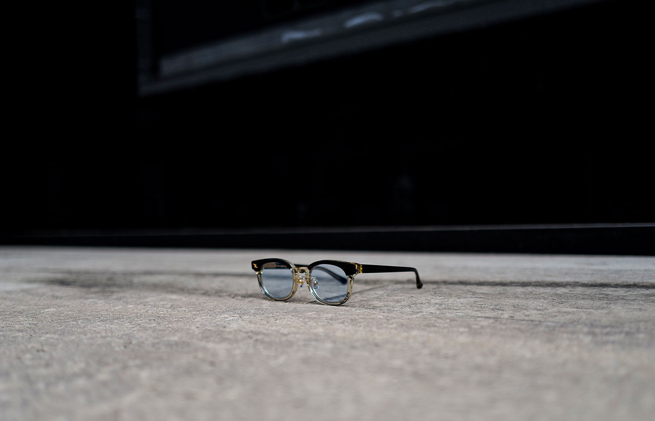 ⚡︎ Sky Blueレンズ / Open 2tone Black ⚡︎