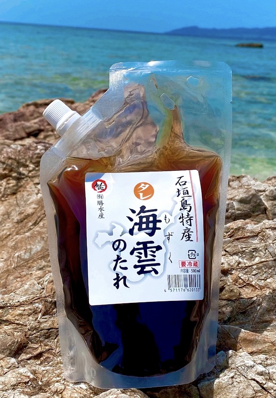 勝水産の自家製もずくのタレ500ml