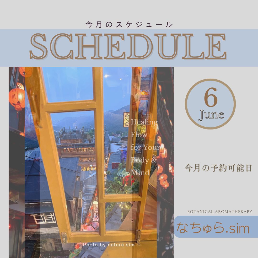 6月のスケジュール