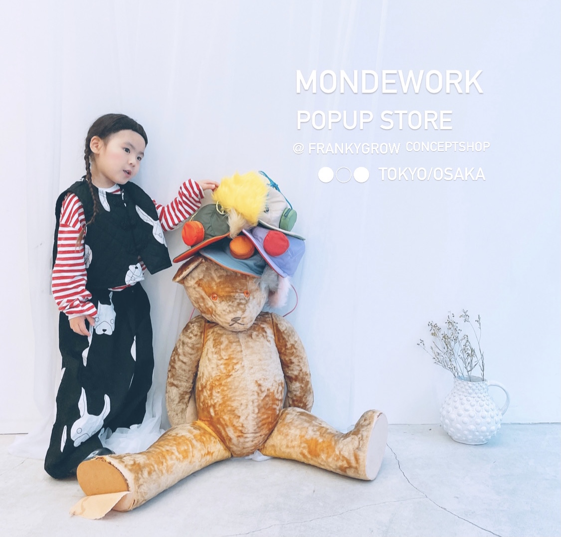 ●○monde work POPUP circle pocket far cap●○
