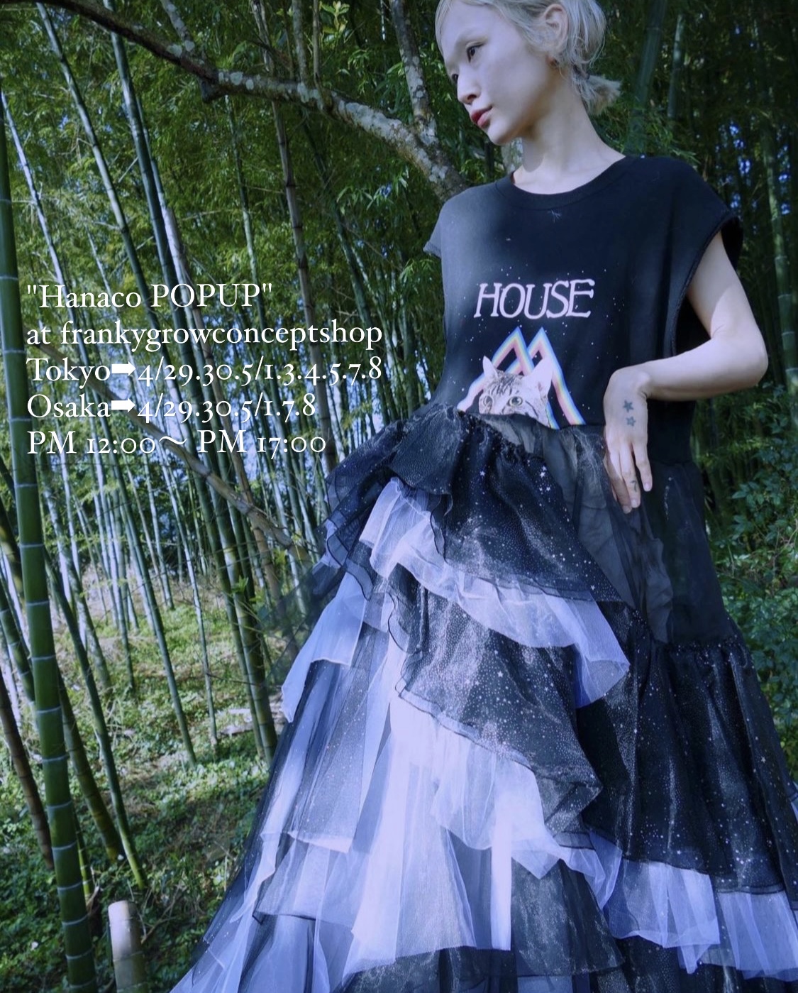 POPUP at frankygrowconceptshop TOKYO&OSAKA