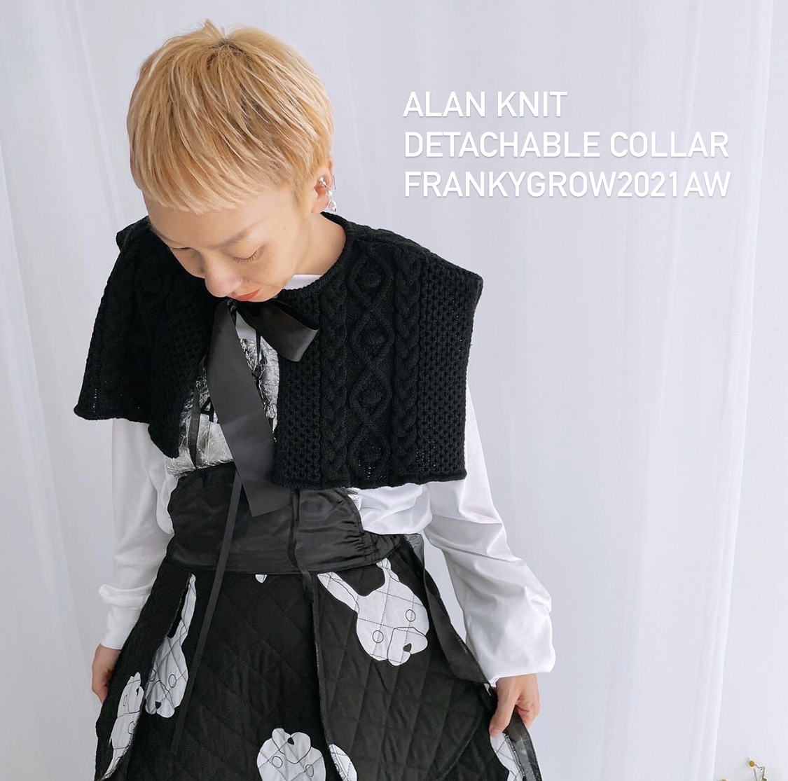 ALAN KNIT DETACHABLE COLLAR