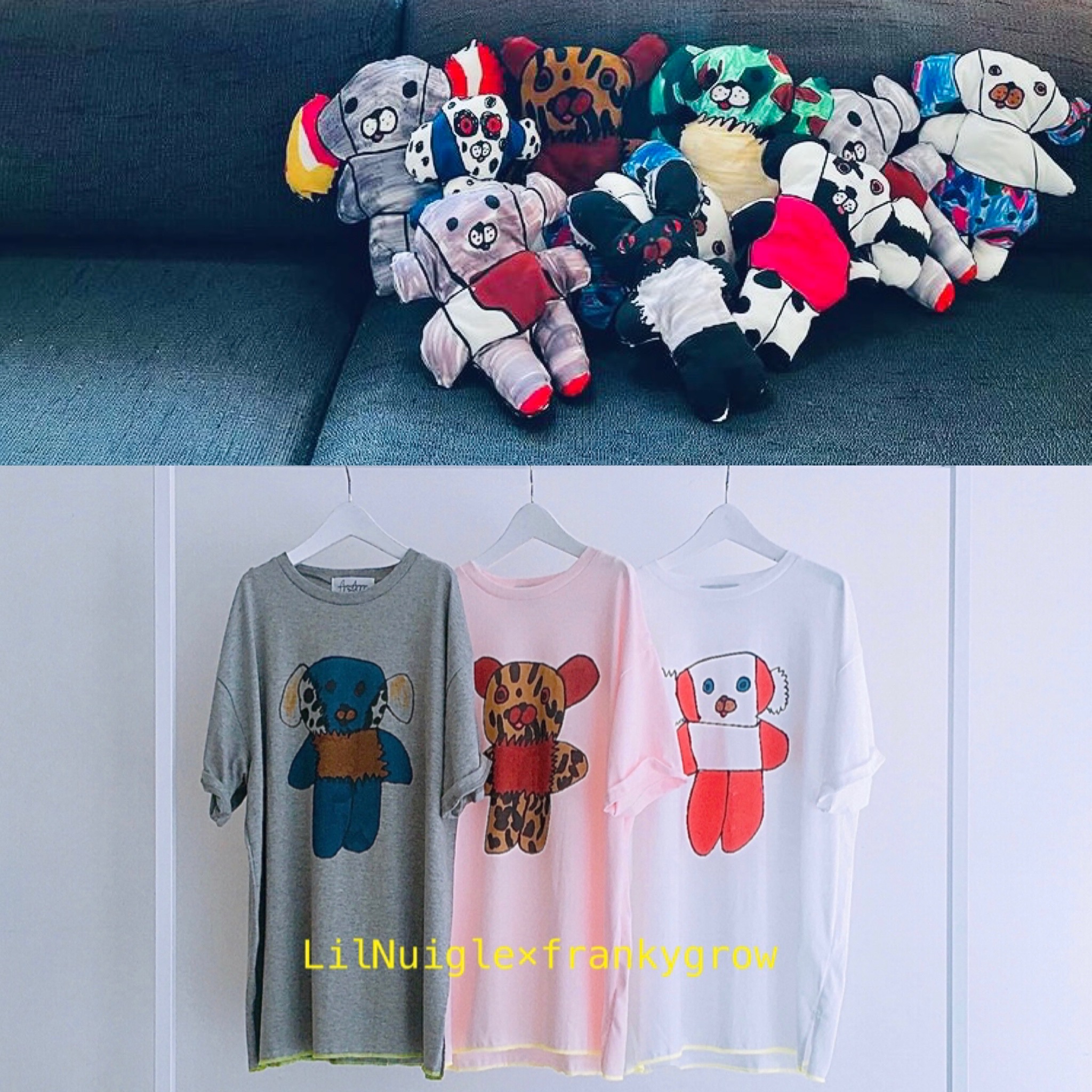 Lil Nuigle × frankygrow コラボtee