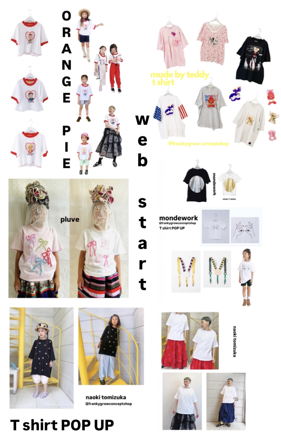 🧸T shirt POP UP web start🧸
