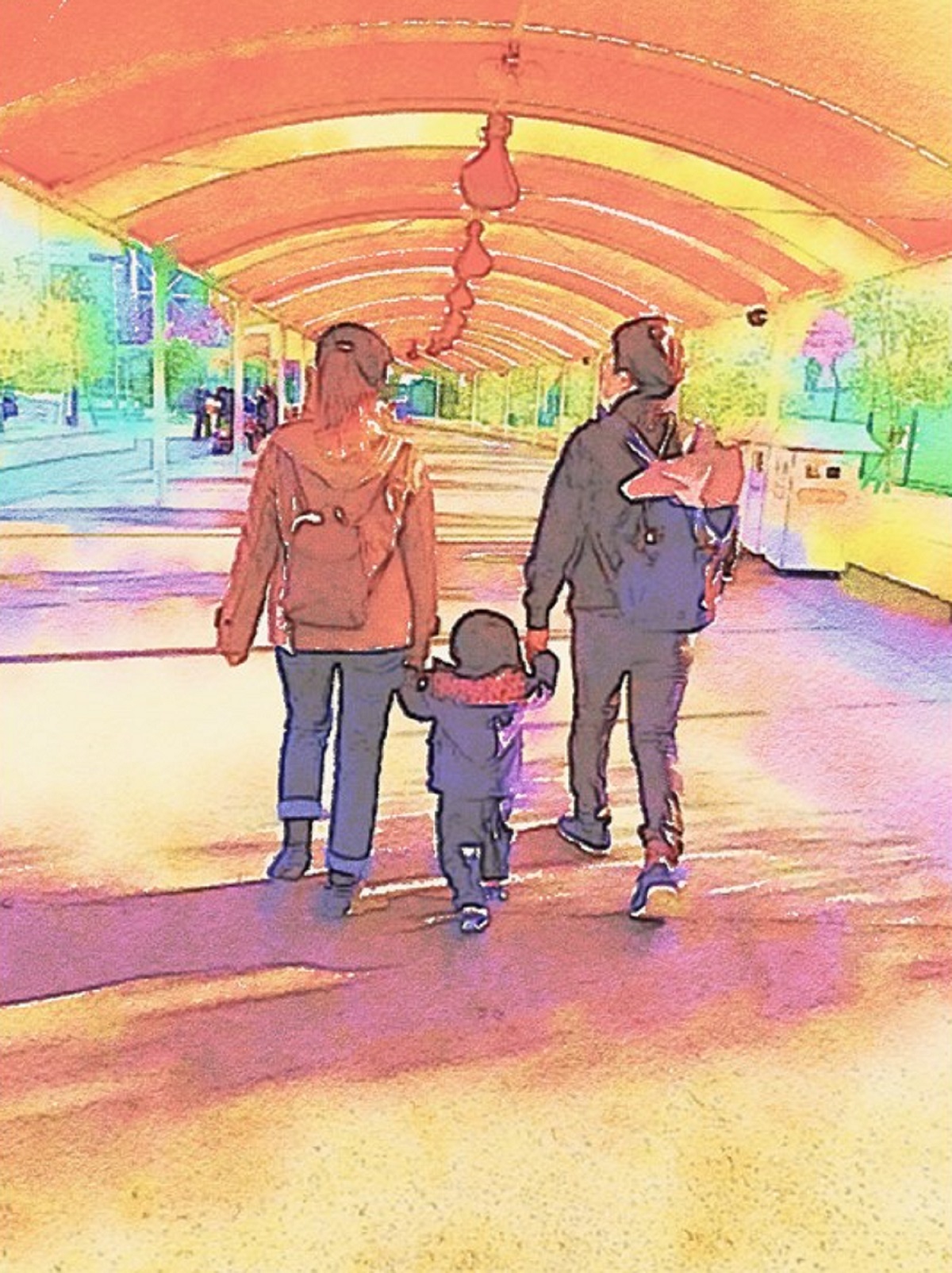 作品例　🏠おうちへ帰ろう🏠　　ご家族との想い出を水彩画として残しませんか？