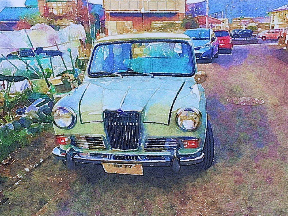 作品例　🚘あの頃と同じ風🚘　　愛車との想い出をあなたのお部屋に飾りませんか？