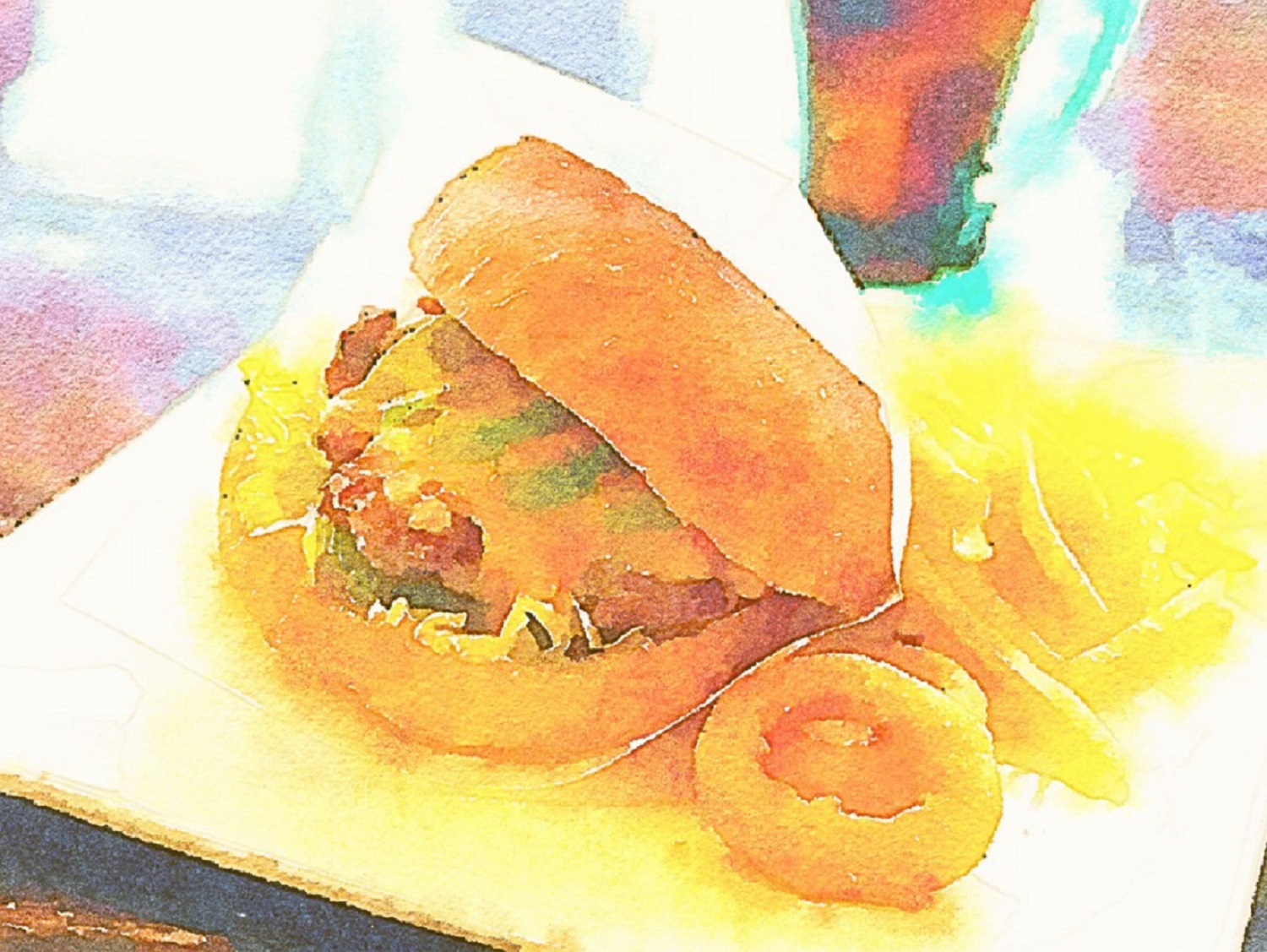 作品例 🍔交響曲ハンバーガー🍔 どんな写真でも素敵なアート作品に仕上げます!