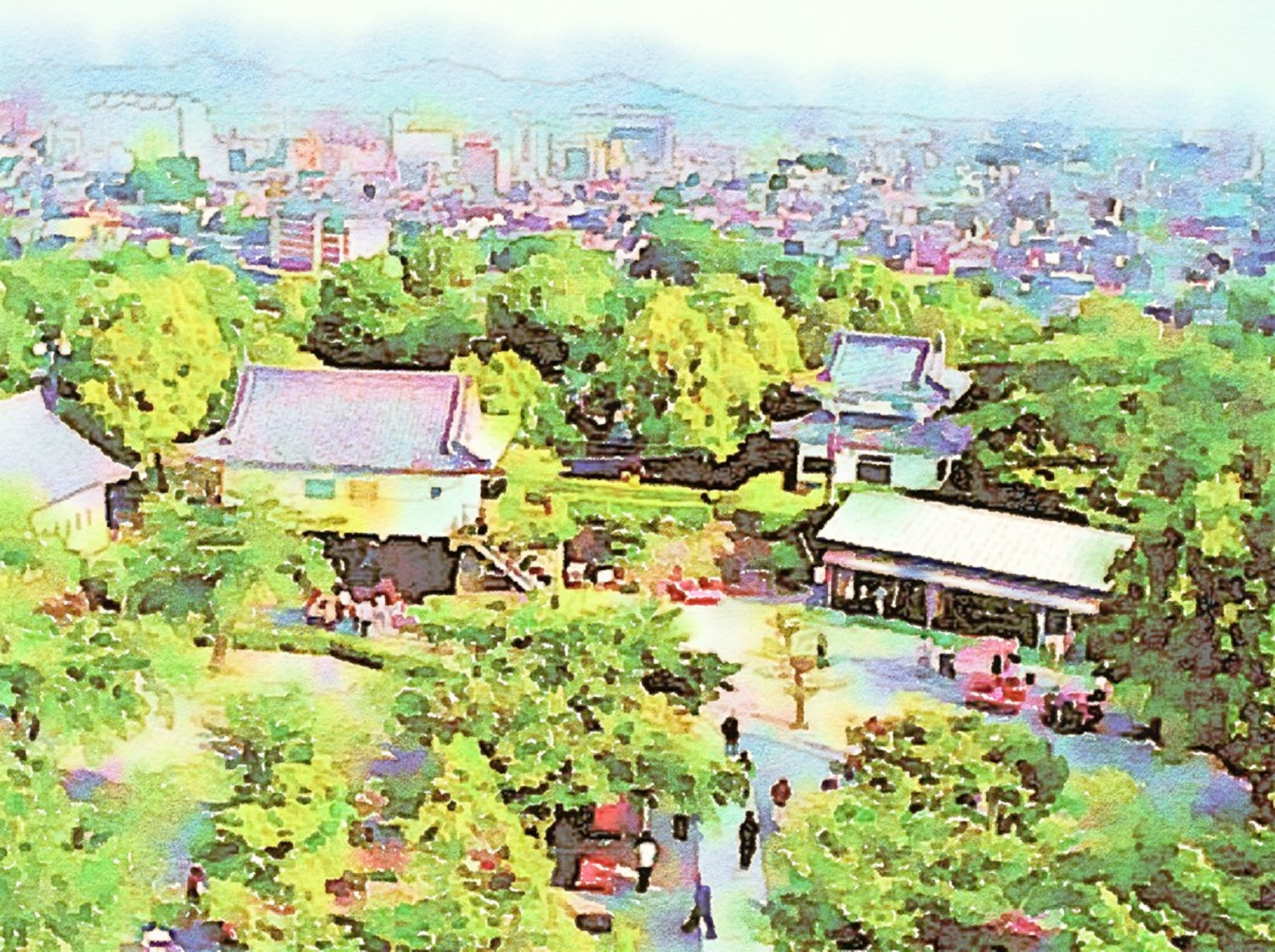 作品例　🏯天守閣からの眺め🏯　楽しかった旅の思い出 あの日の記憶を形にして 残しませんか？