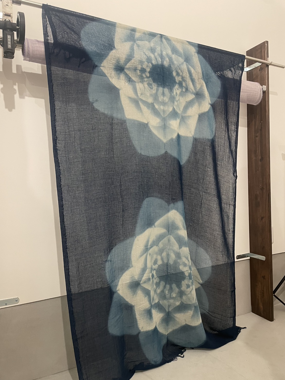 染色用蚊帳ストール