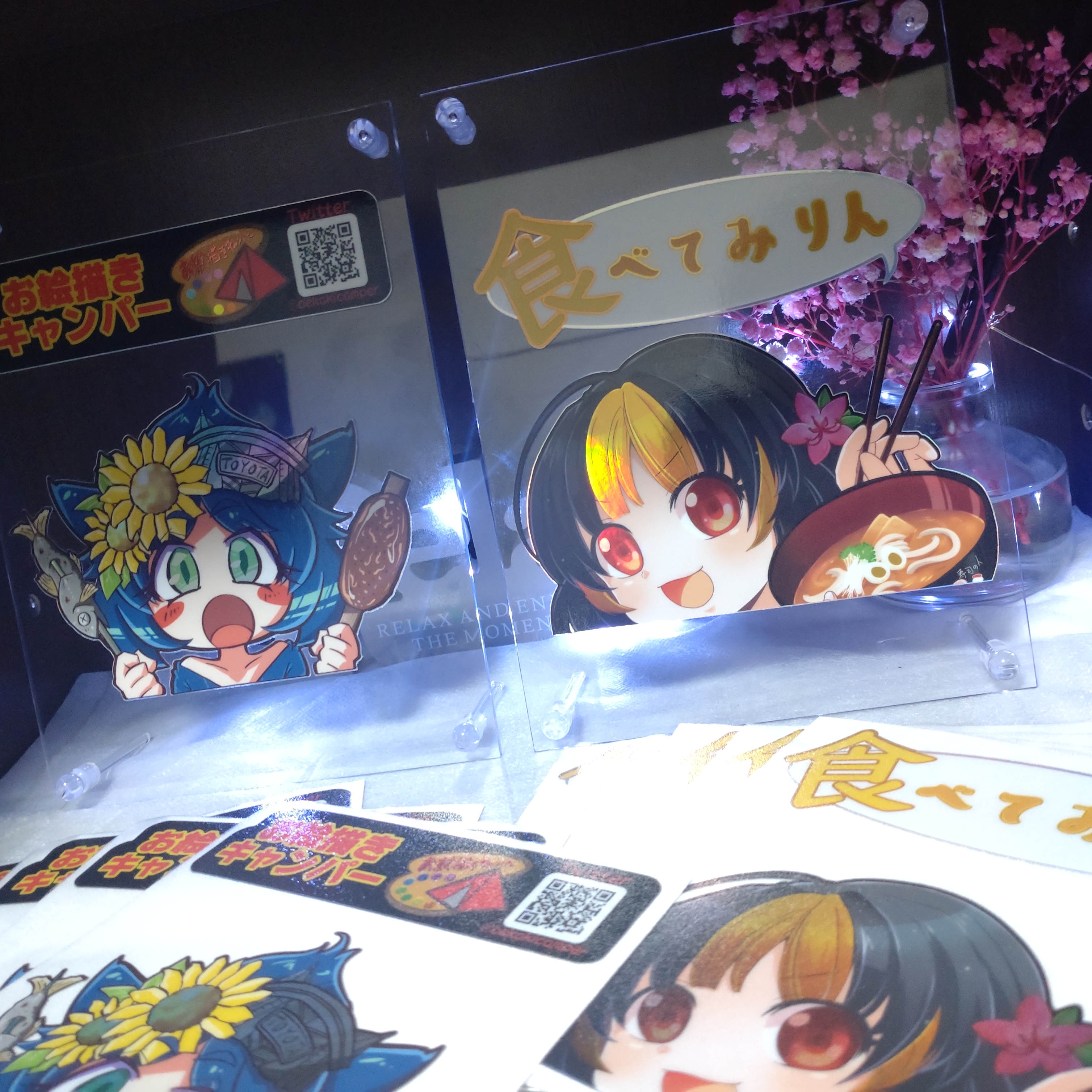 【販売予告!】オリジナルご当地ステッカー〜ころもちゃん&かれんちゃん~