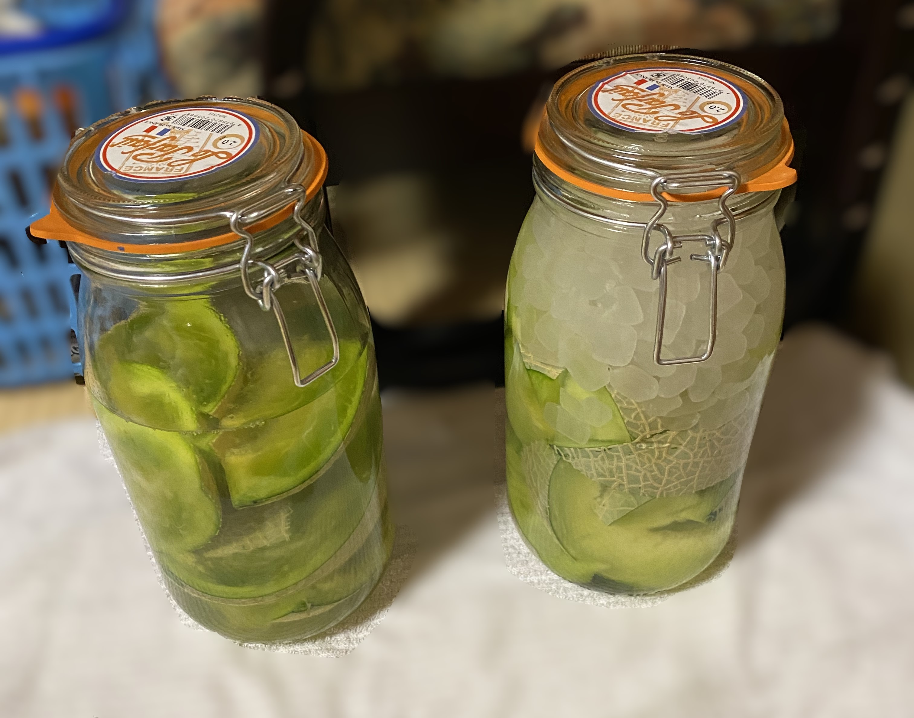 メロン酒作ってみました！！