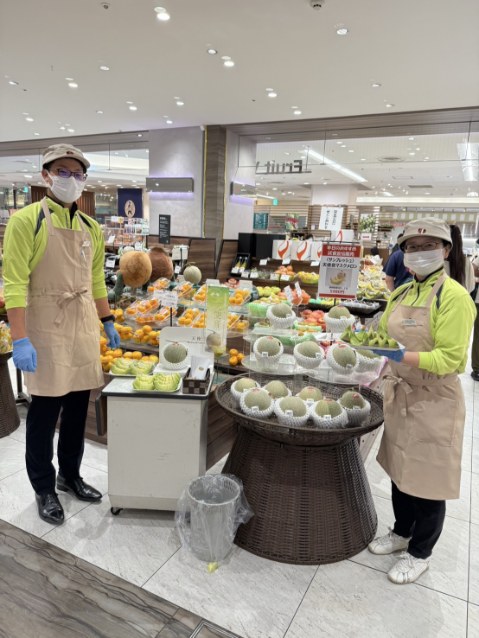 遠鉄百貨店の試食販売会 🍈雨にも負けず大盛況でした！ありがとうございました！！