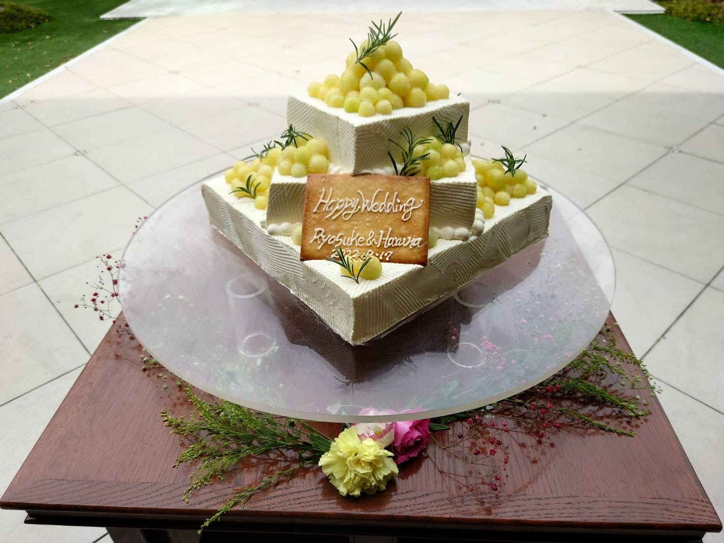 結婚式のケーキ