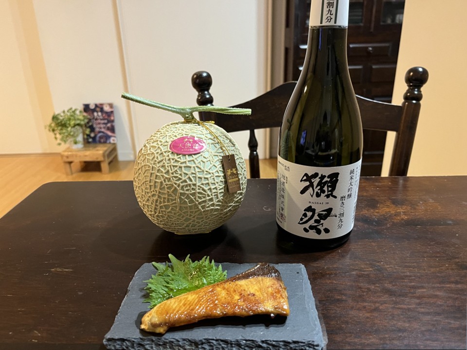 美味しいブリと天使音（あまね）マスクメロン🍈冬のごちそう時間✨