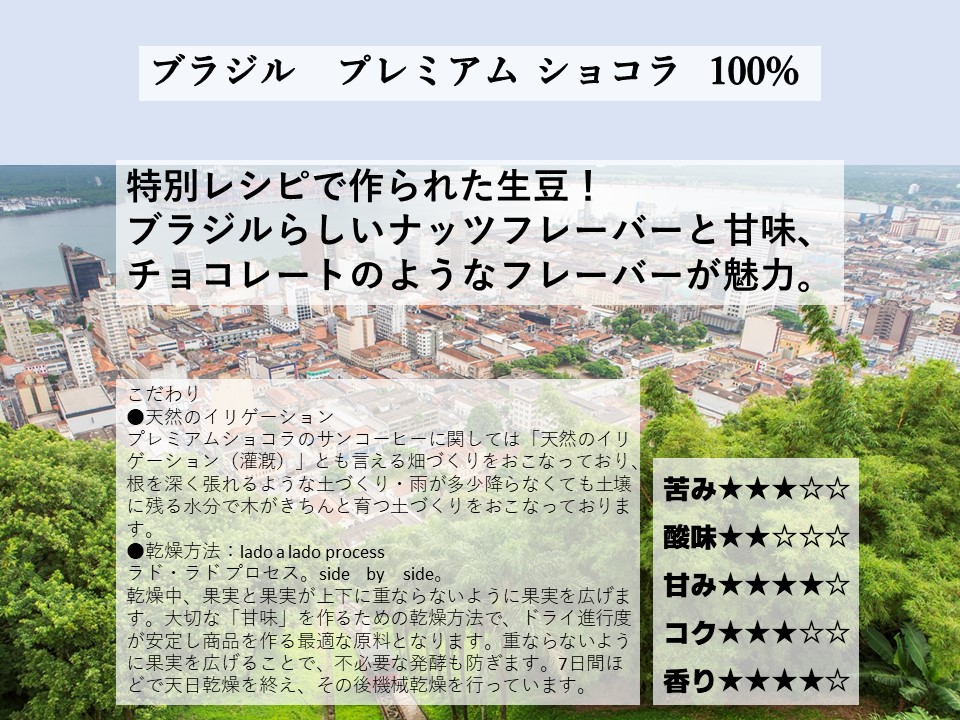 ☕ 不動のナンバーワン人気！「ブラジル プレミアムショコラ」