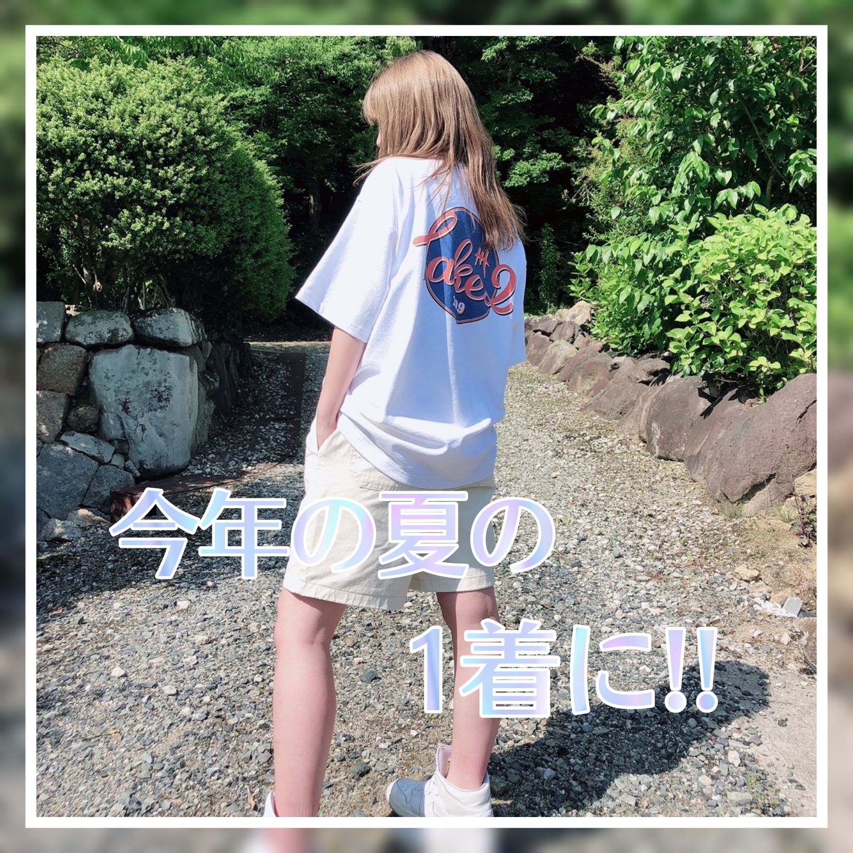 夏にはコレ!!カッコ可愛い白T【T2】