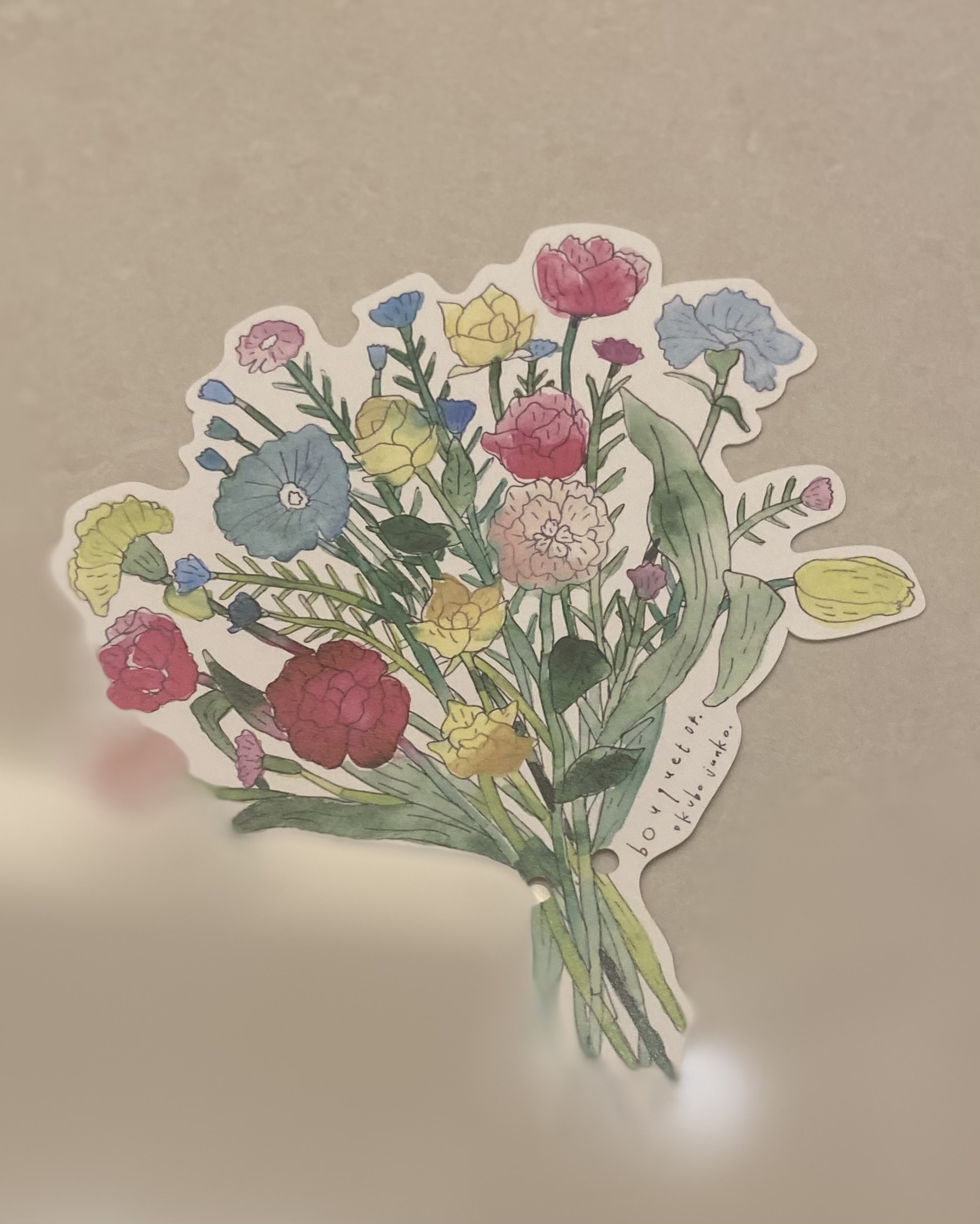 とても可愛いお花のカード💓