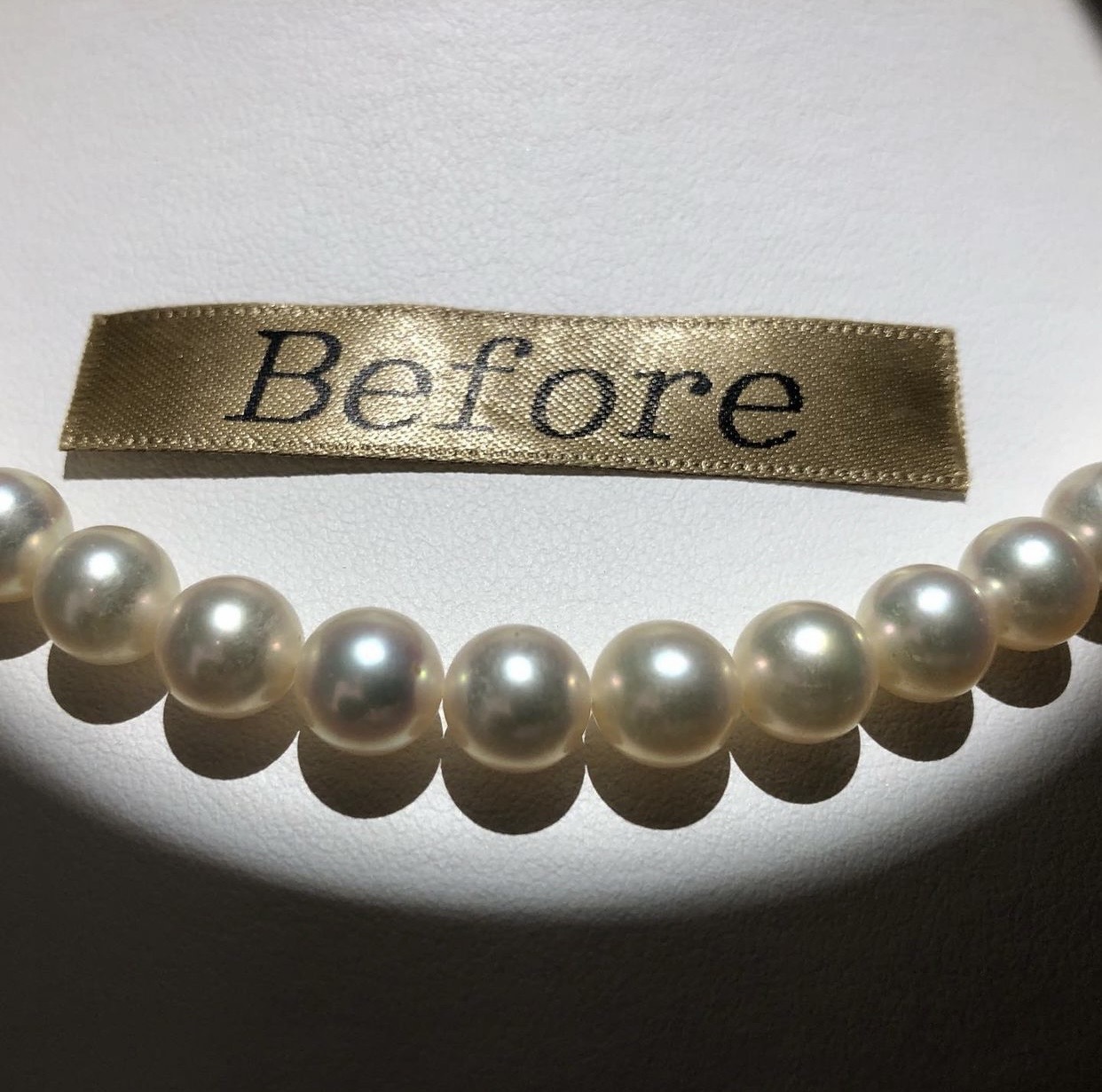 【BeforeAfter】品質の良い真珠はさらに極上の真珠へと生まれ変わる