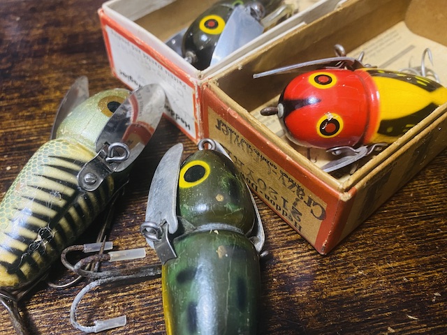 オールドタックルブログ vol.242（1940s Heddon Crazy Crawler）