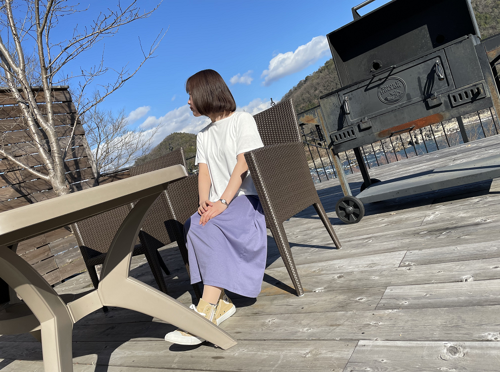 暑い夏も爽やかに✨　涼しげなスカートのご紹介
