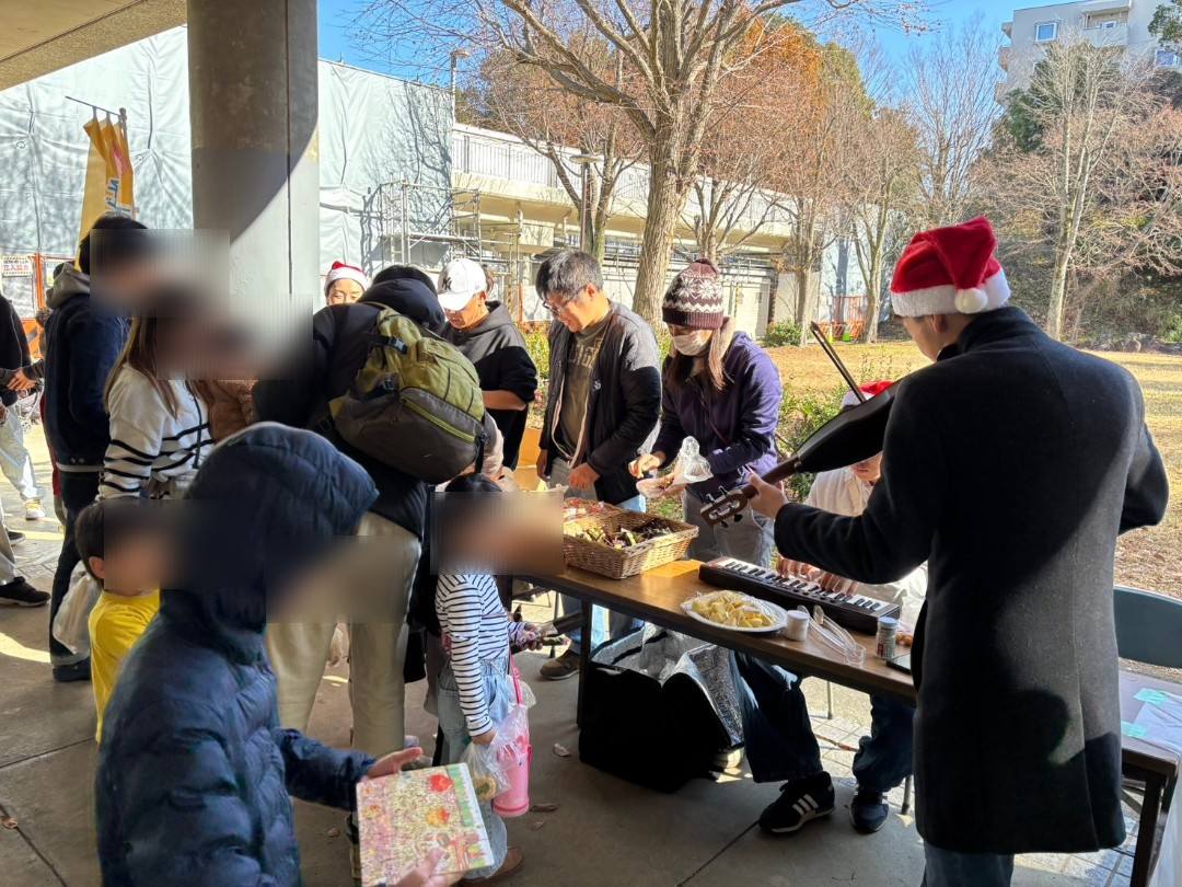 12月21日　移動式遊び場付き　子ども食堂　開催しました