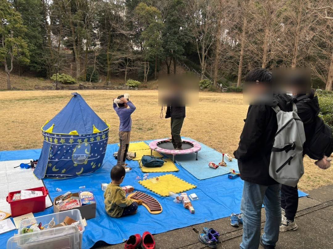 ３月15日　移動式遊び場付き　こども食堂　開催しました