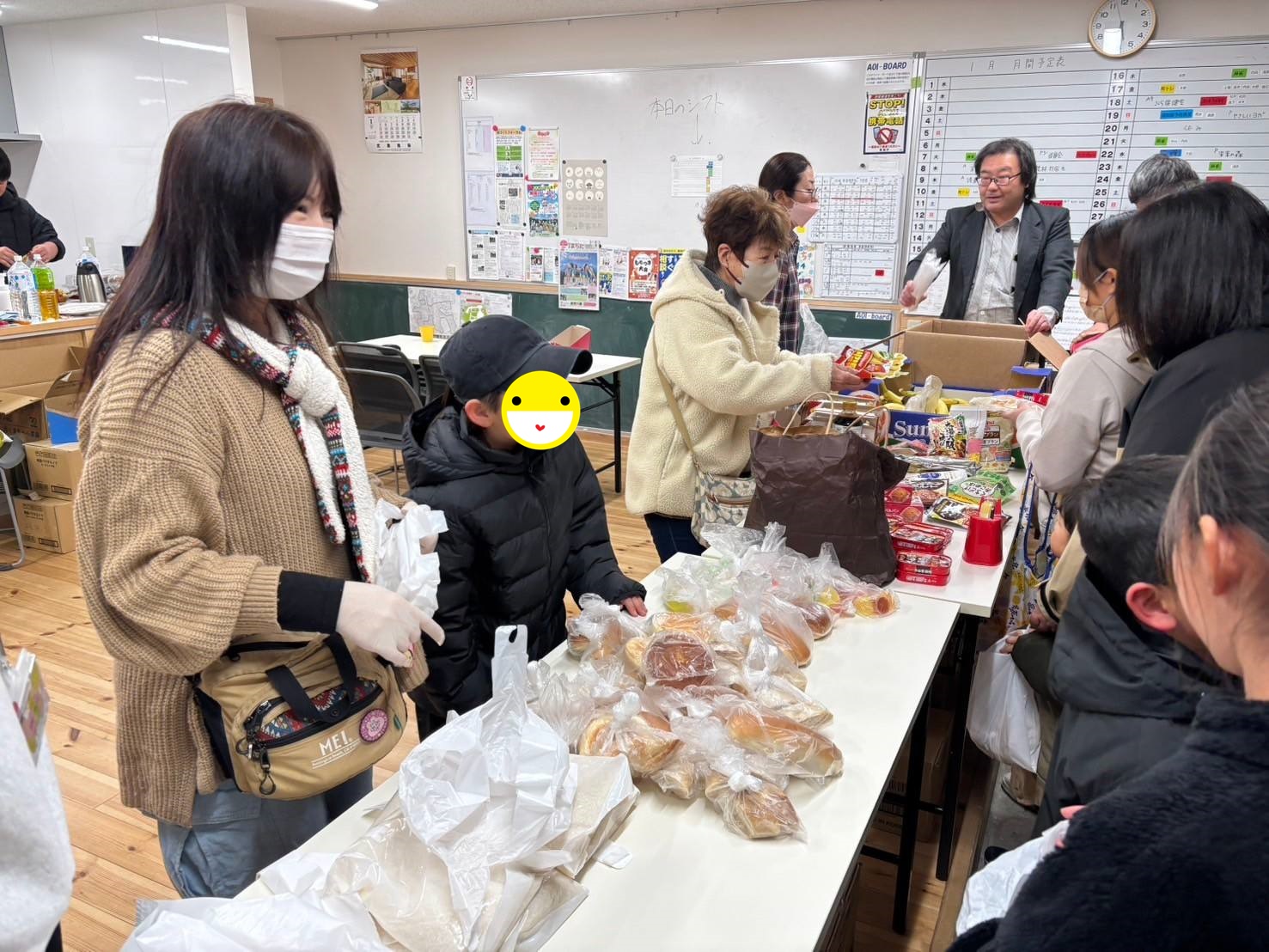 1月14日　フードパントリー開催のご報告