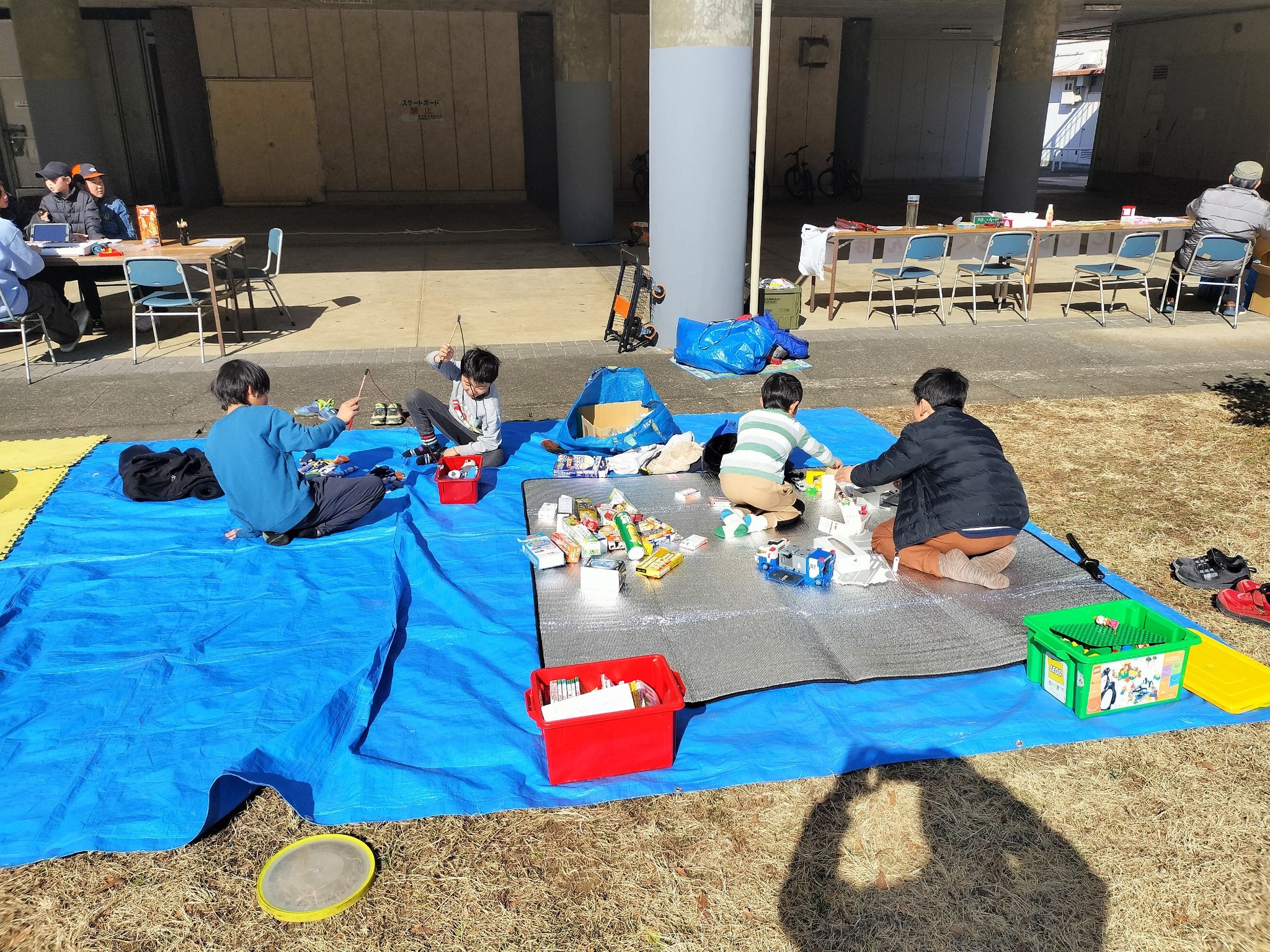 2月15日　移動式遊び場付き　こども食堂　開催しました