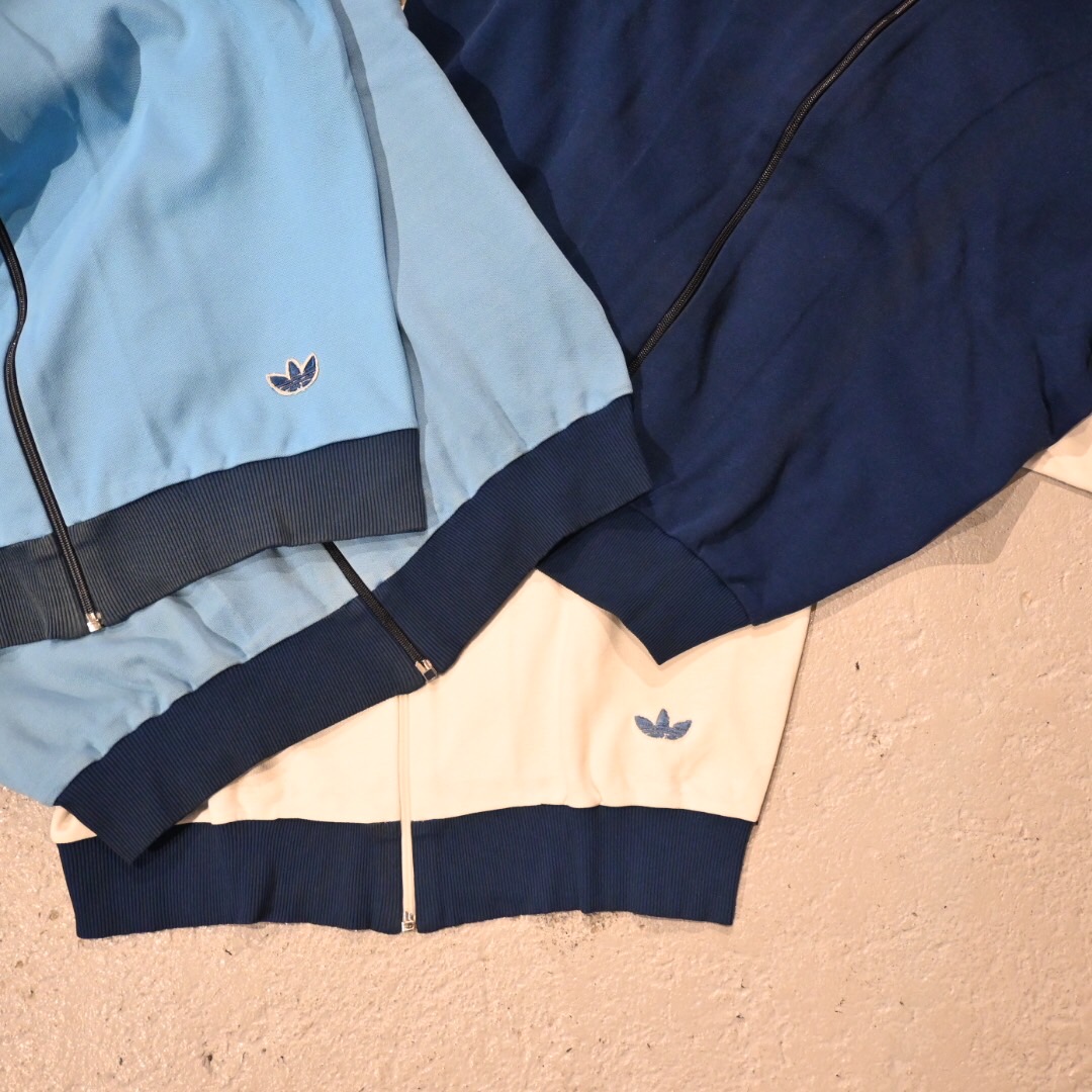 70年代 adidas アディダス デサント ヴィンテージトラックジャケットのタグの移り変わり☺