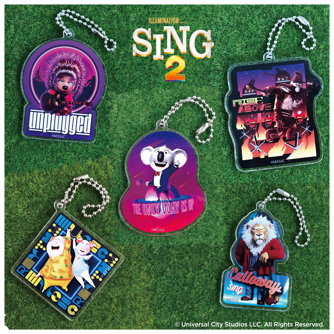 SING2　アクリルキーチェーンクレイ柄　再入荷が決定✨