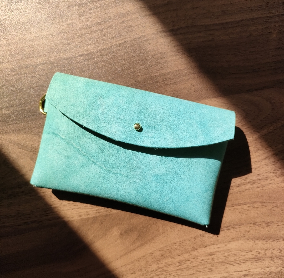 マヤベリーのシンプル名刺入れ【アクア】を制作しました