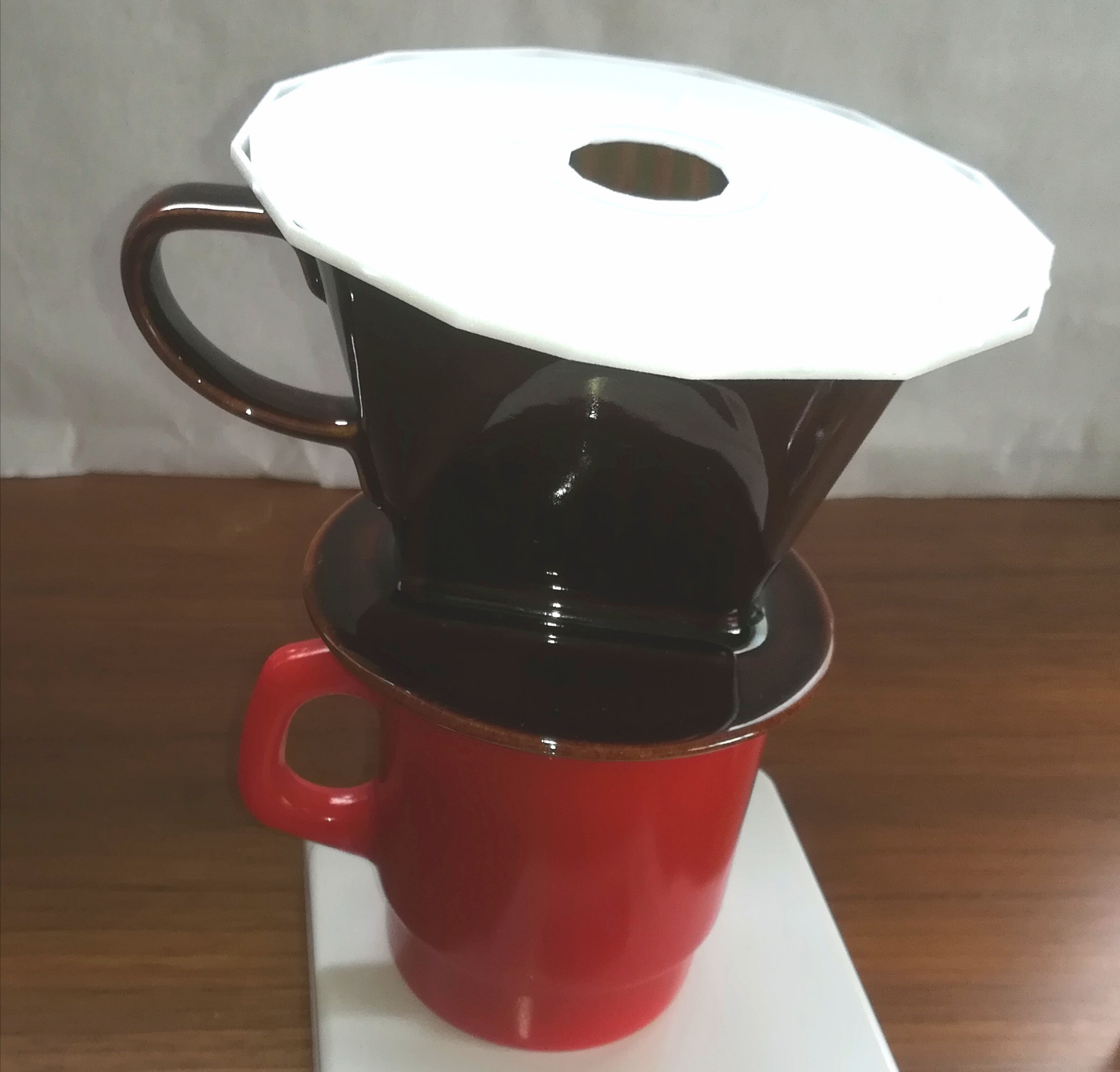 ハンドドリップコーヒー　蒸らしカバー到着！レビュー