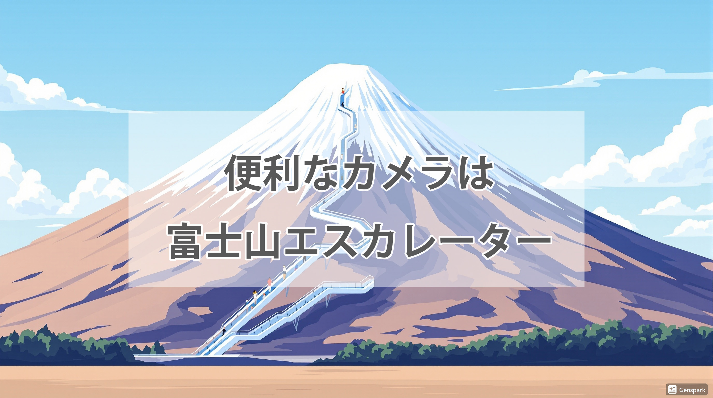 便利なカメラは富士山エスカレーターみたいなもの｜Ricoh GRが選ばれるわけ