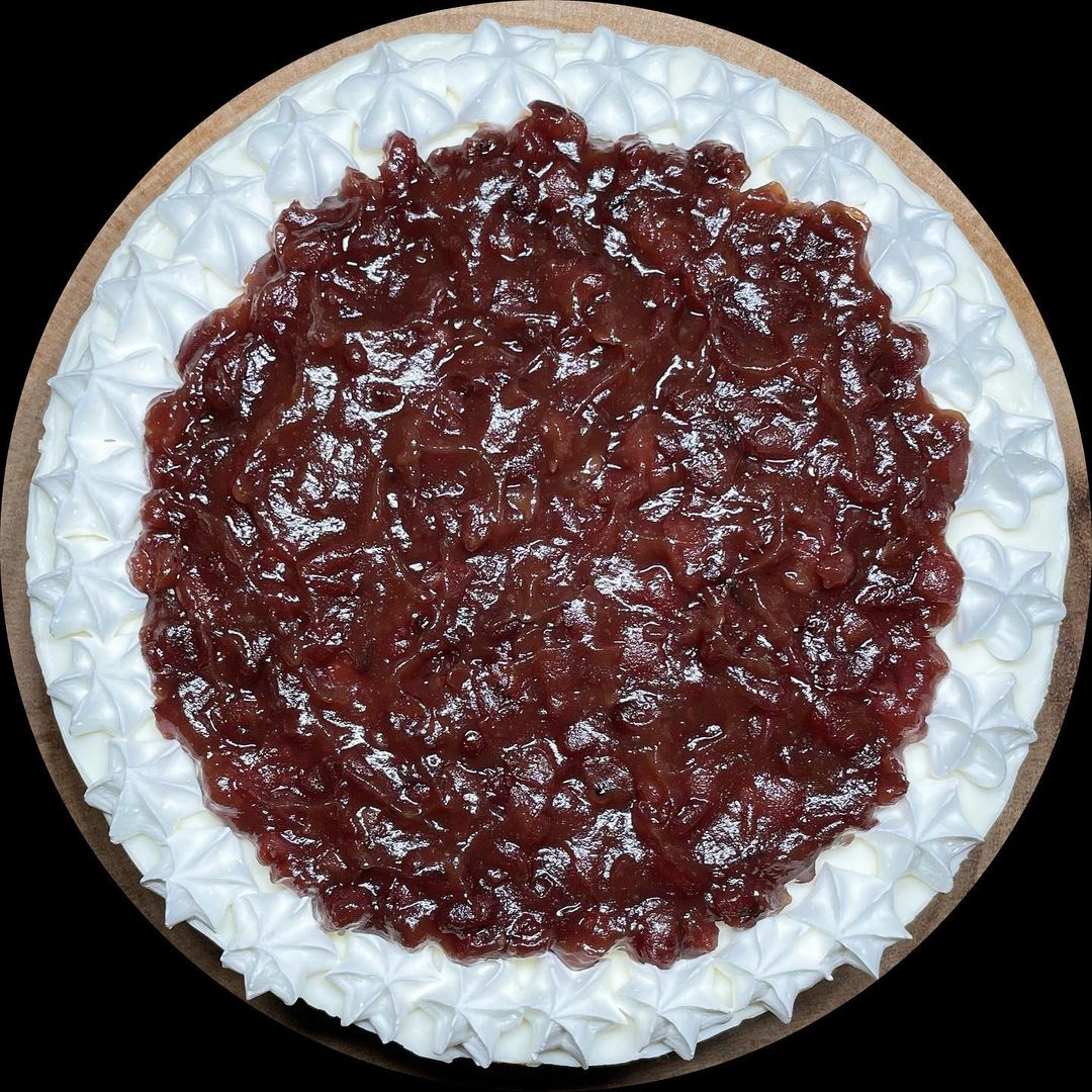 「小倉あんのレアチーズケーキ」
