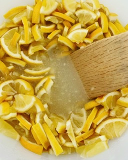 発酵レモンシロップ作り