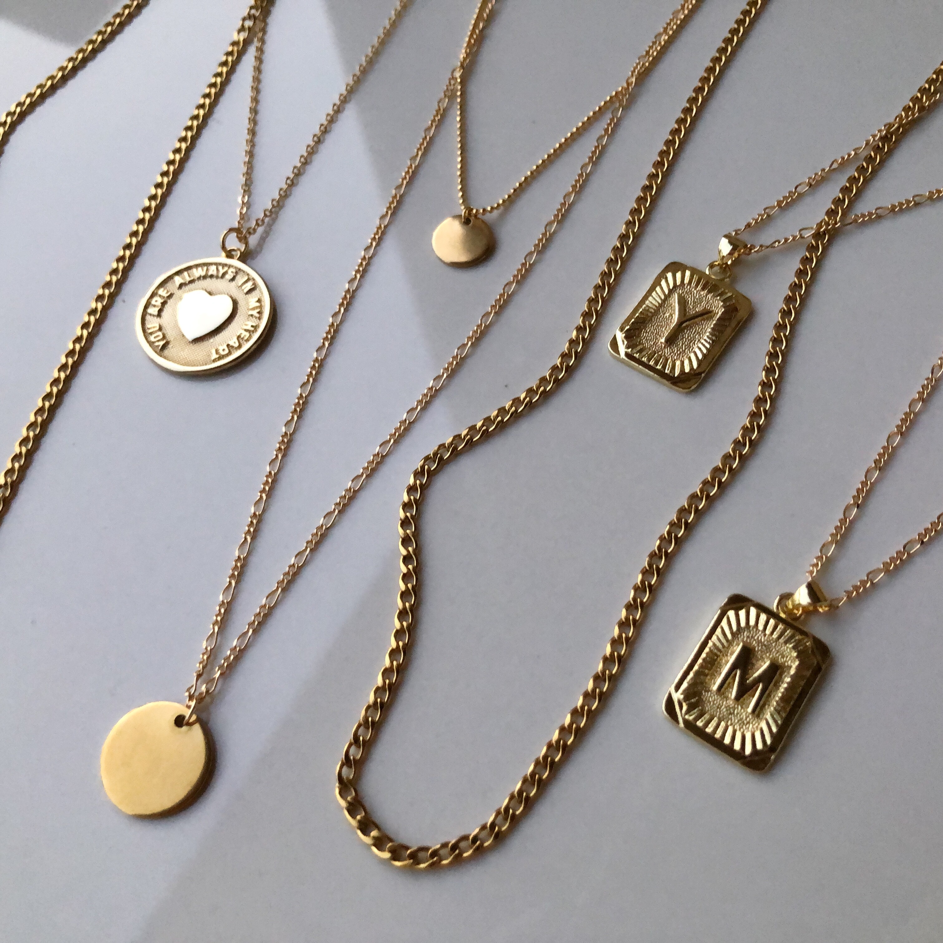 New gold  necklace