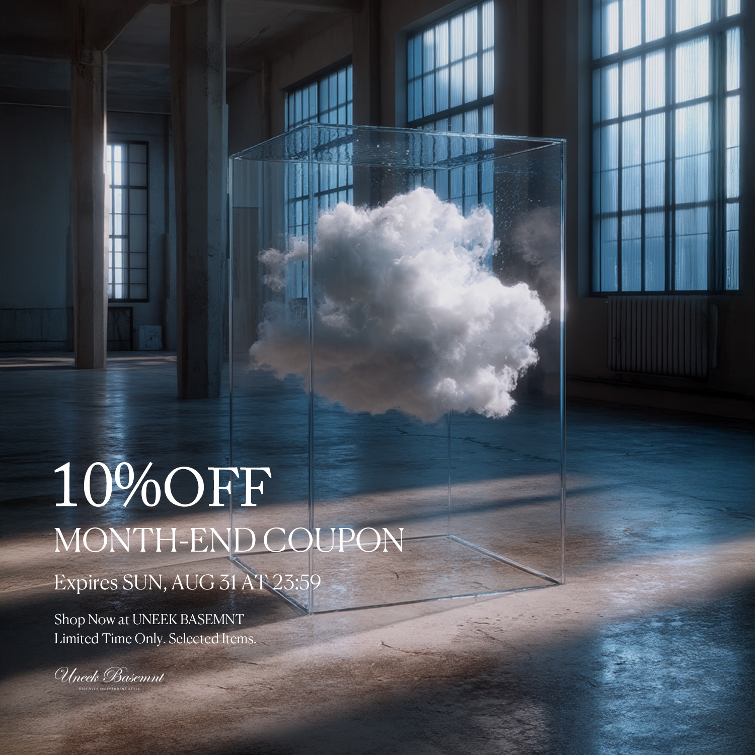 【月末限定 10％OFFクーポン】今月最後のお買い物もUNEEK BASEMNTで