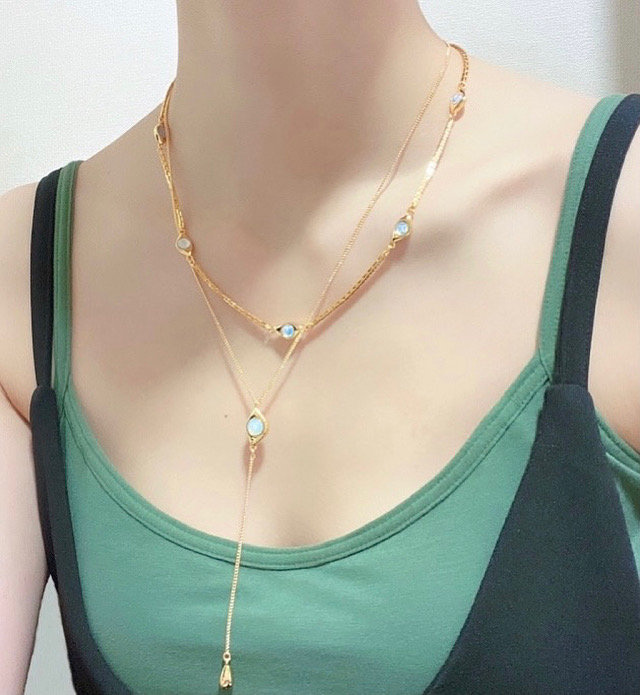 ・opal eye necklace・
