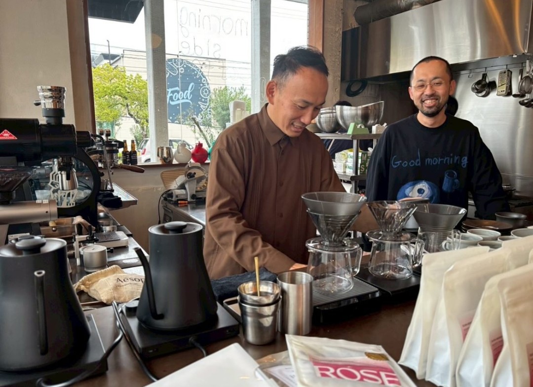 姉妹店morningsidecoffeeにてコーヒー界のトップランナーがゲストサーサーブ！！✨✨
